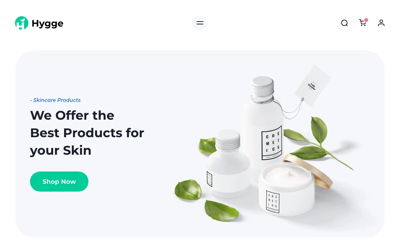 Hygge template preview